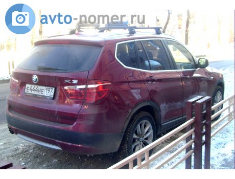 е444не197, BMW X3