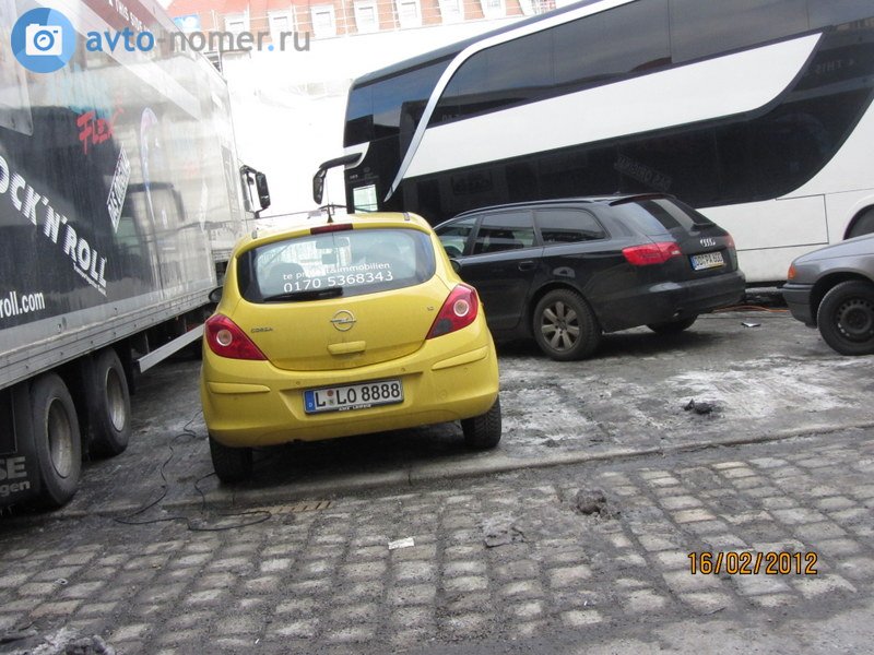 L LO 8888, Opel Corsa 4th gen 5-door Hatch (D; S07), 2006–2015