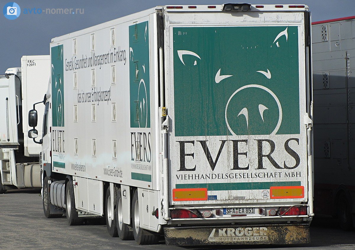 SFA EA 851, Regular plates 