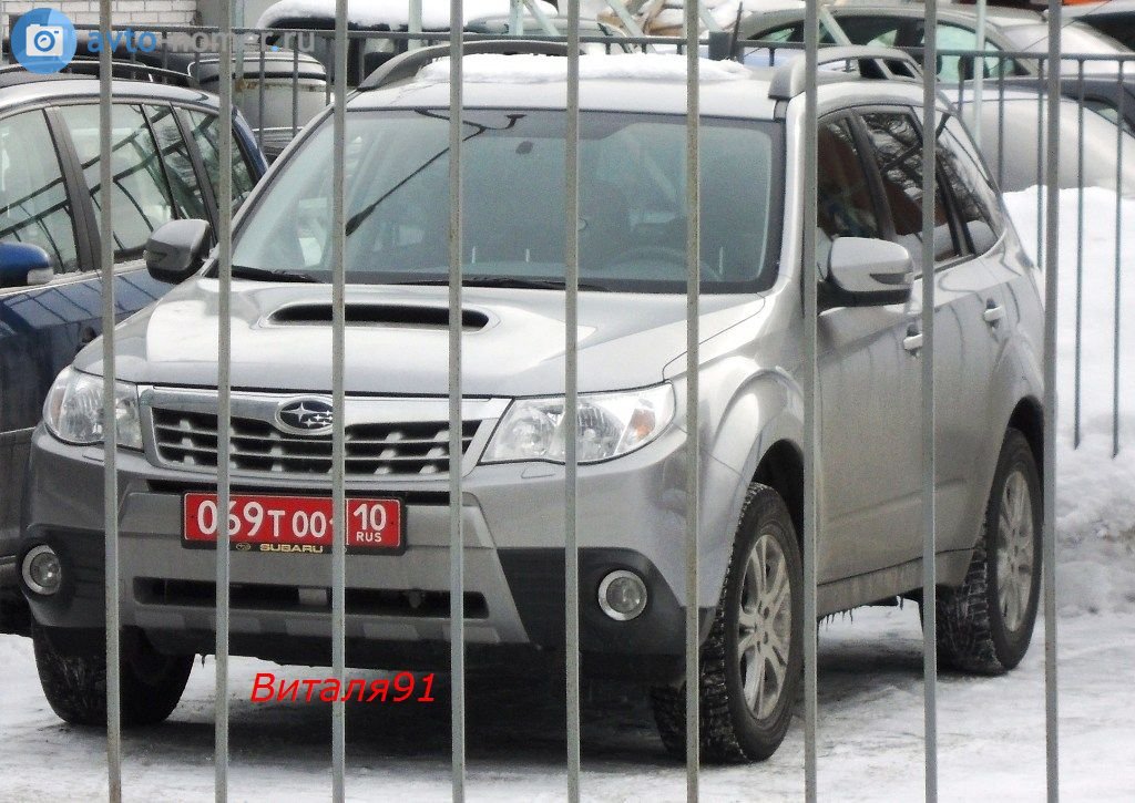069 T 001 10, Subaru Forester 3rd gen (SH), 2008­–2013