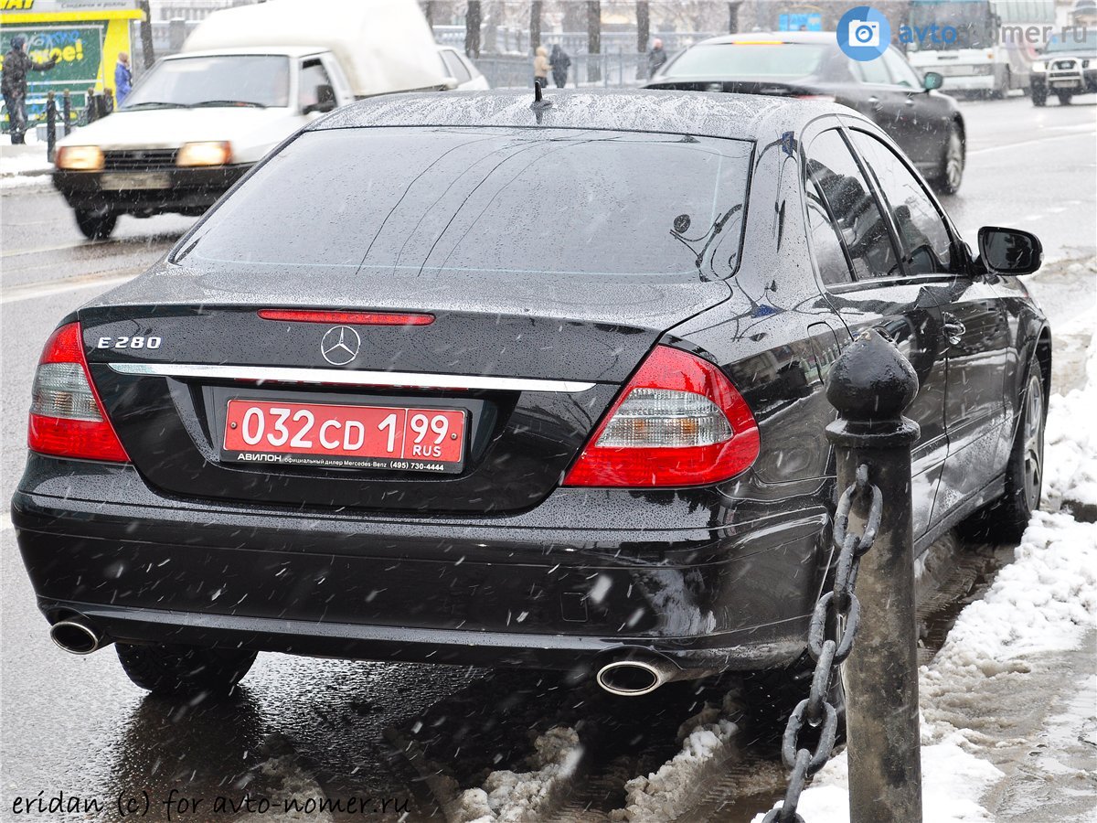 032 CD 1 99, Mercedes-Benz E-Klasse 3rd gen Sedan (W211), 2002­–2009