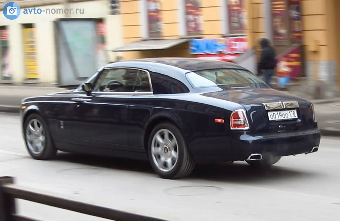 о 019 оо 178, Rolls-Royce Phantom Coupé 1st gen (RR3), 2008–2016