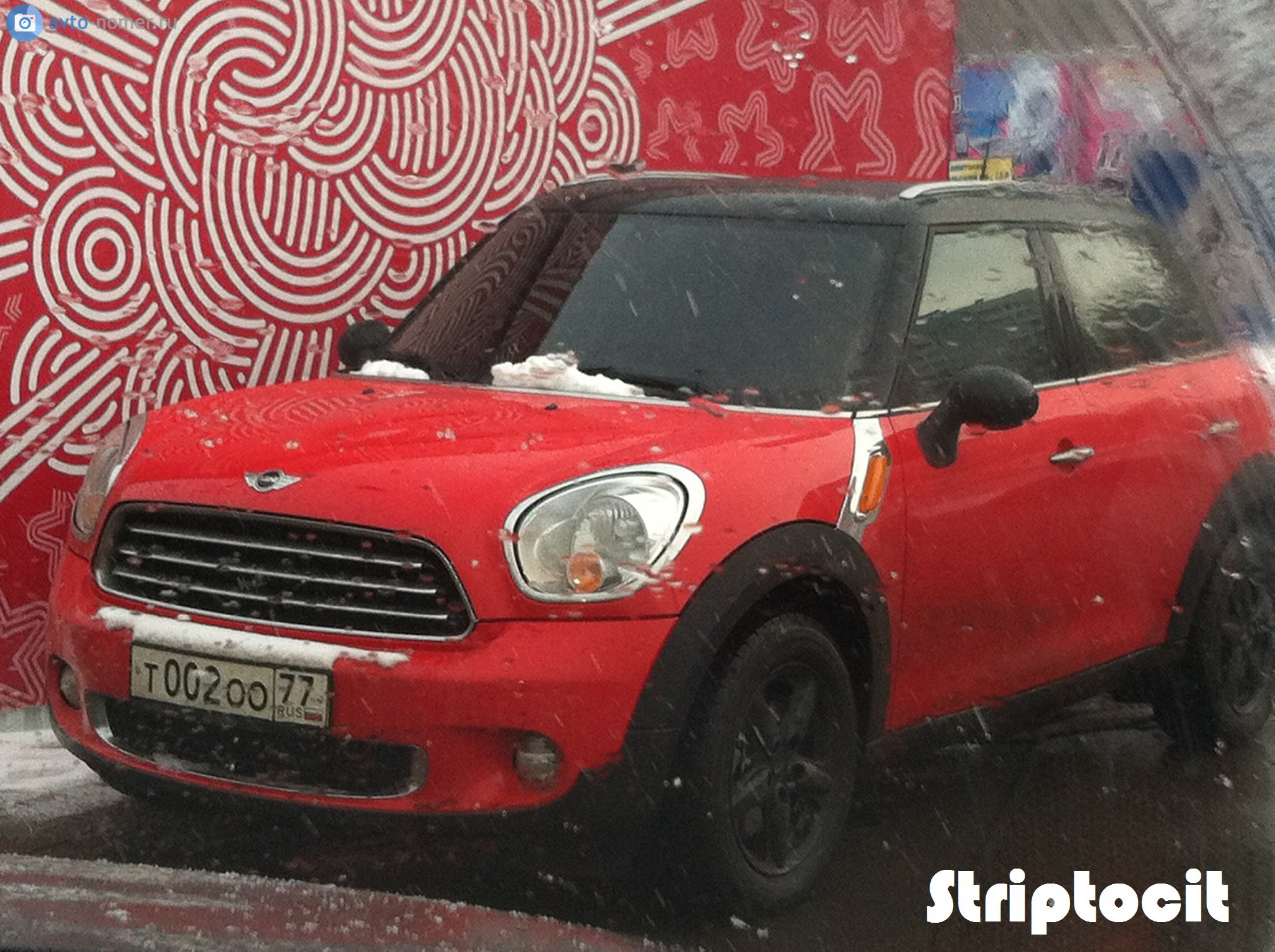 т 002 оо 77, MINI Countryman 1st gen (R60), 2010–2016