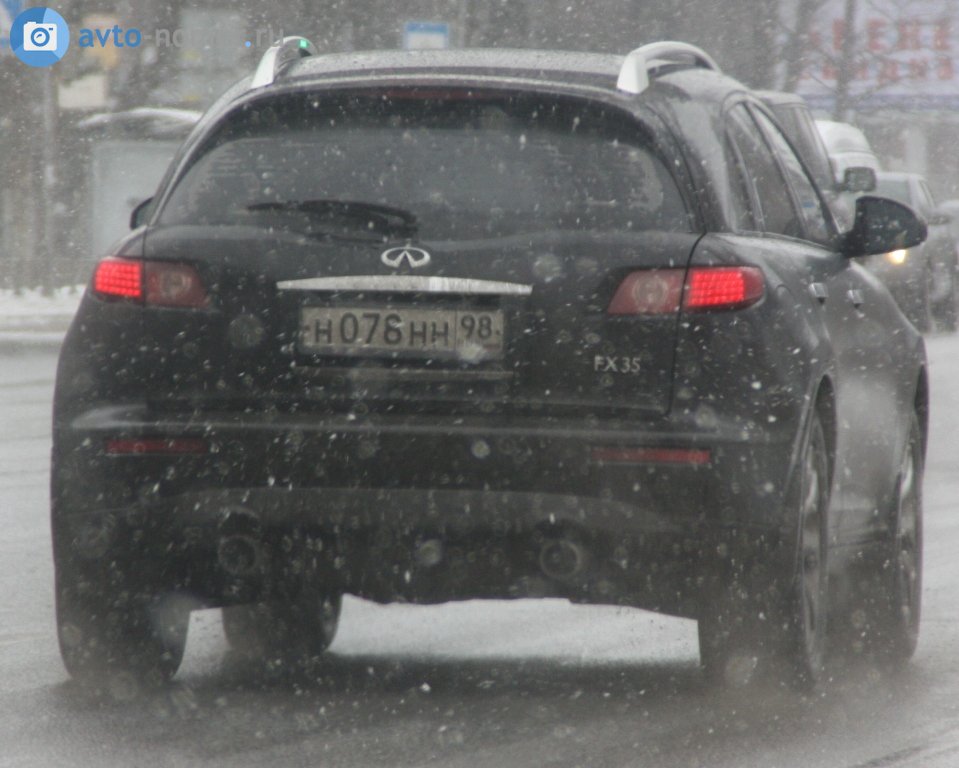 н 078 нн 98, Infiniti QX70/FX-Series 1st gen FX (S50), 2003–2008