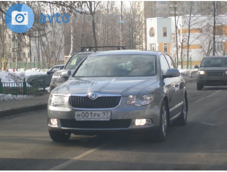 н001рк97, Skoda Superb