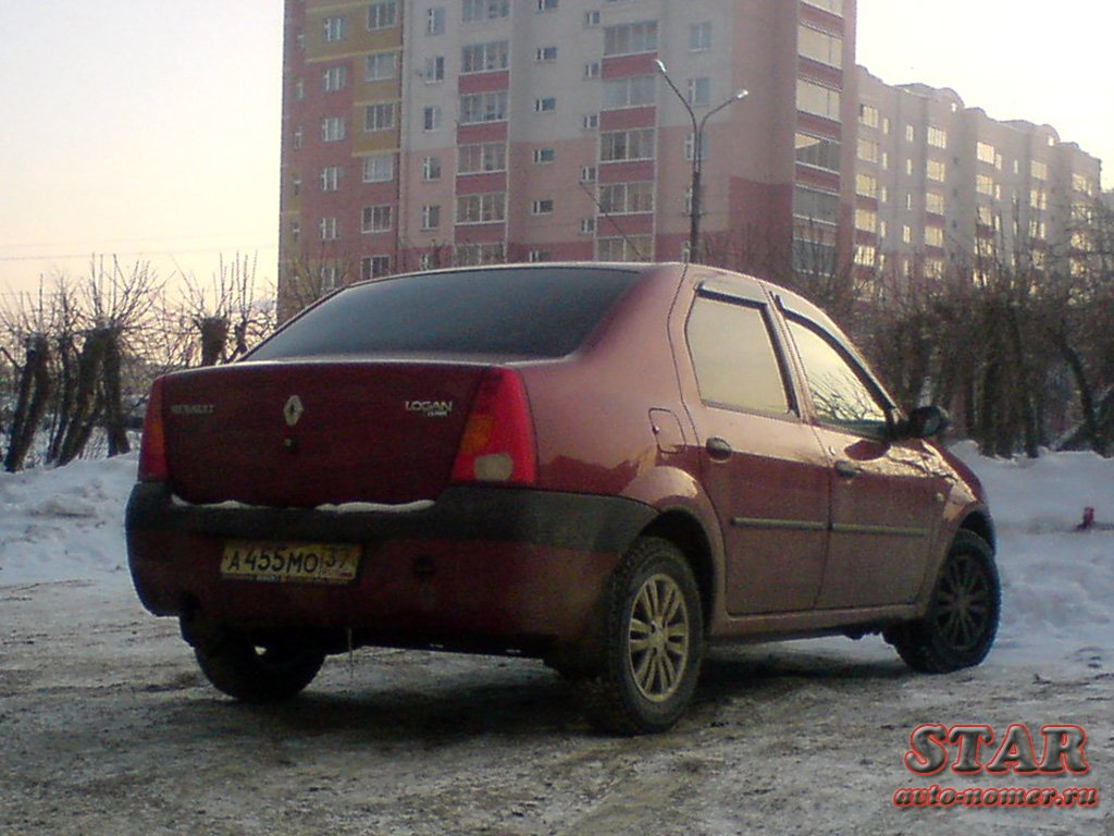 а 455 мо 37, Renault Logan 1st gen Sedan (LS0*/LS1*), 2004–2009