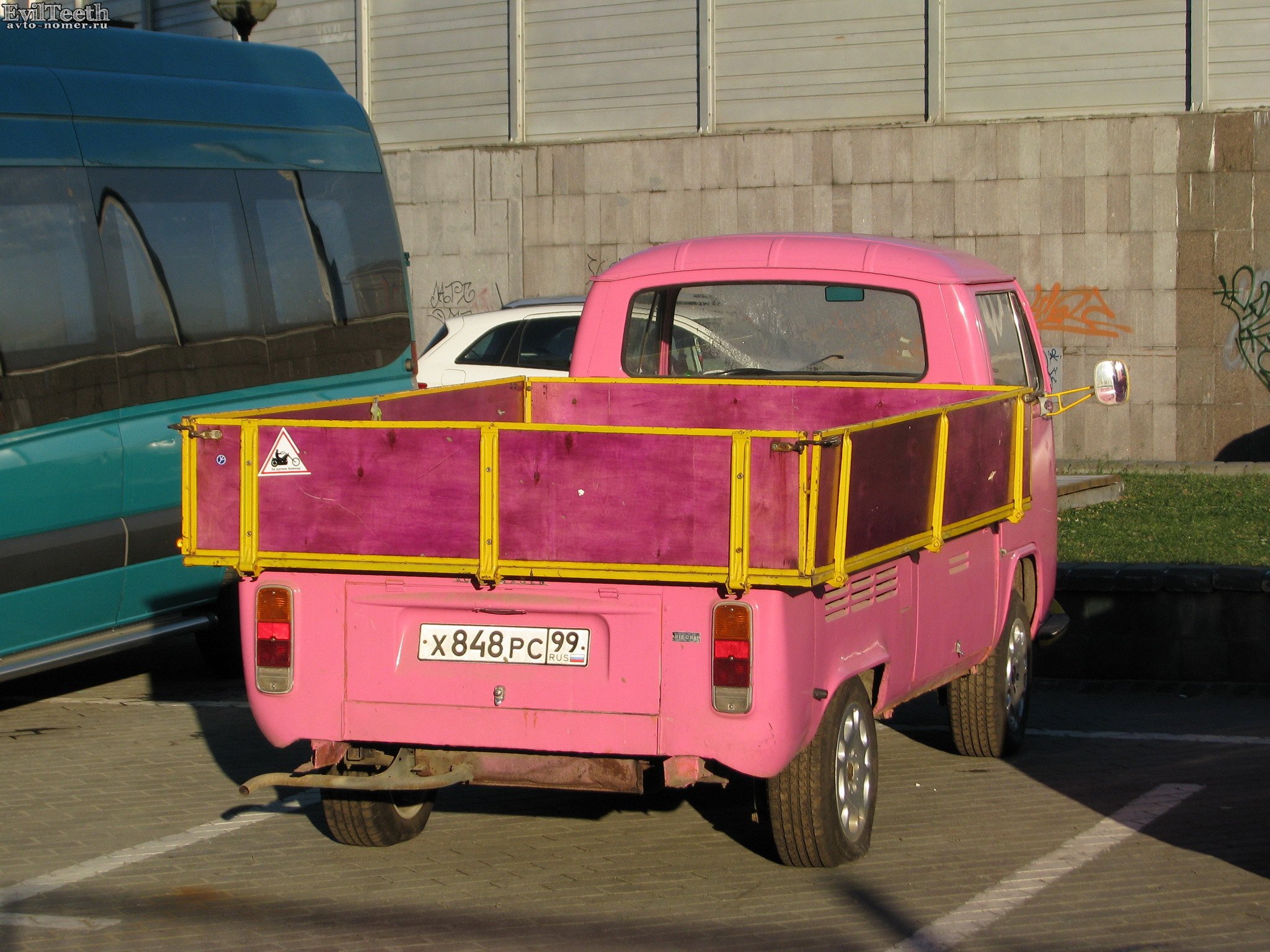 х 848 рс 99, Volkswagen Transporter 2nd gen Pickup (T2b), 1st facelift, 1967–1979  (–1982 for BR- and MX-market)