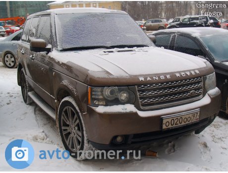 о020оо97, Land Rover Range Rover