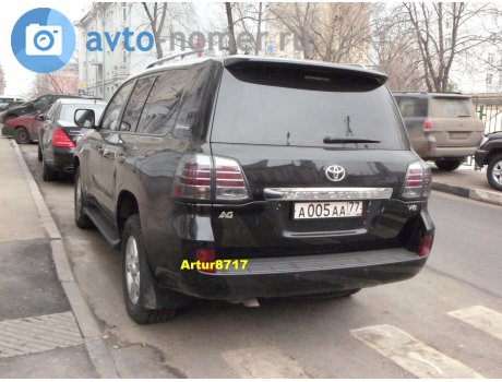 а005аа77, Toyota Land Cruiser
