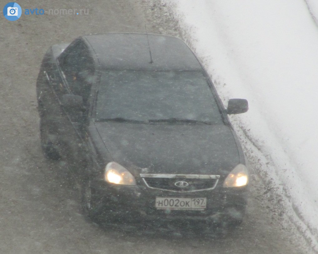 н 002 ок 197, Lada (VAZ) 2170 Priora 