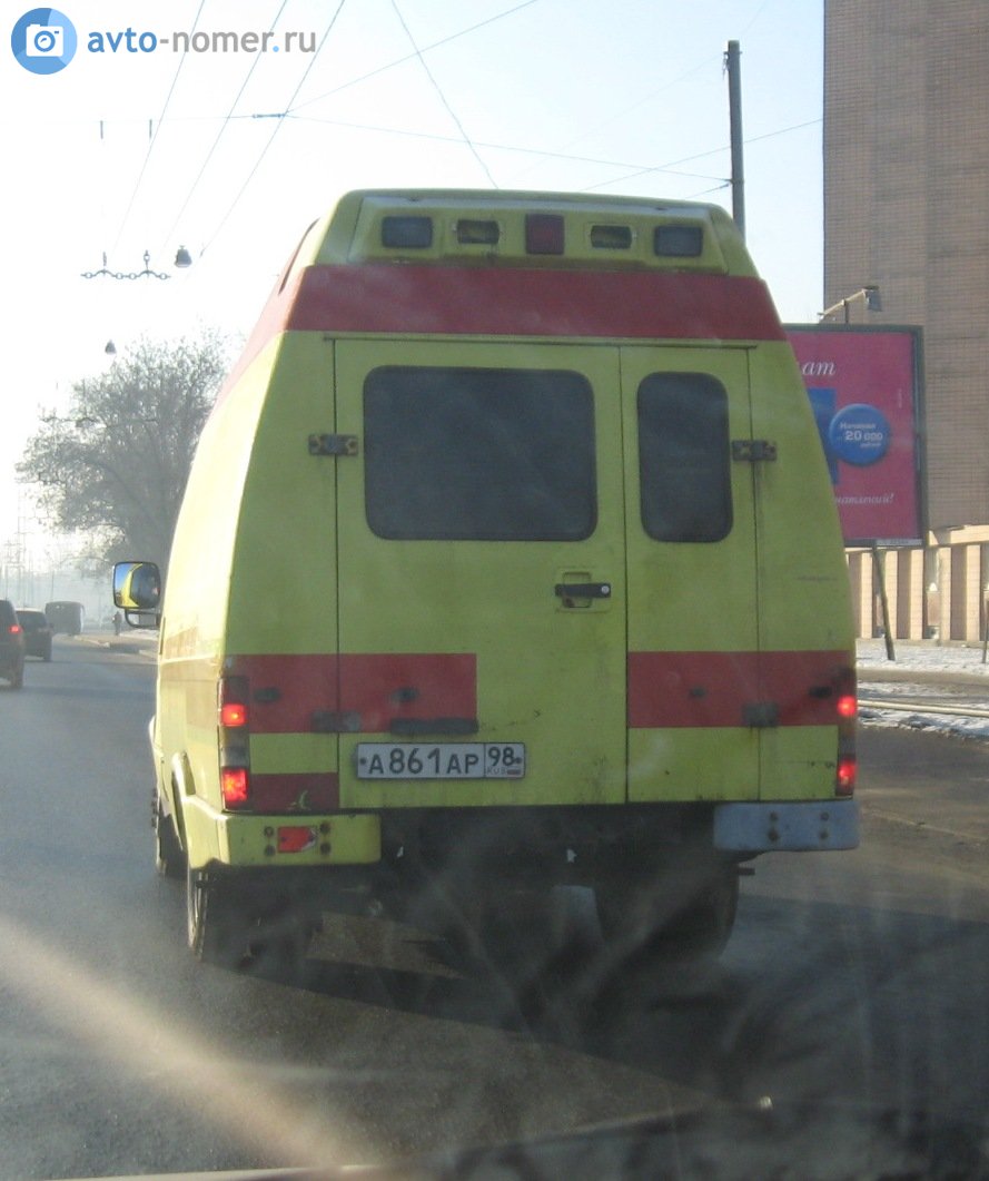 а 861 ар 98, GAZ 3302 ГАЗель 3986 (Profile OY), 1997–2003