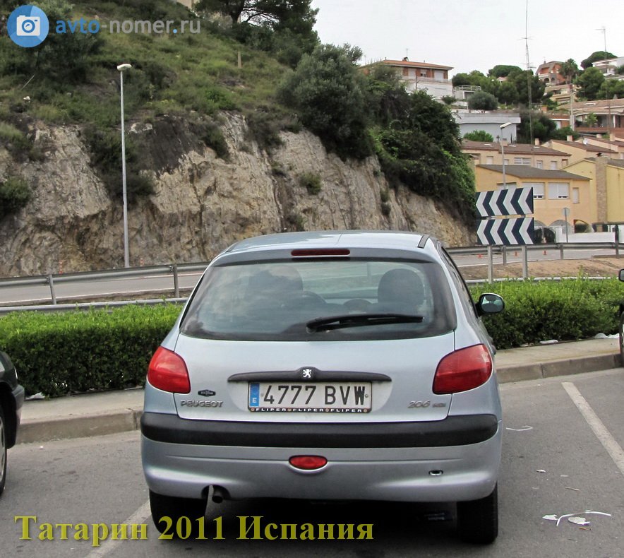 4777 BVW, Peugeot 206 