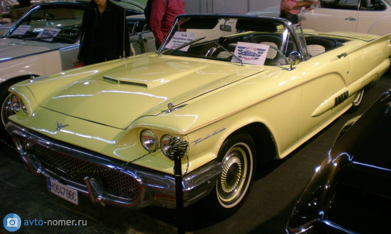 H 0647 BBC, Ford Thunderbird 2nd gen 1958 Convertible (76A), 1957–1958
