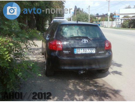 SB AU 7777, Toyota Auris