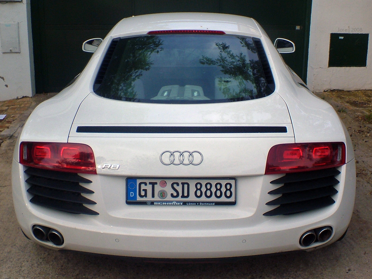 GT SD 8888, Audi R8 1st gen Coupé (422/423), 2006–2015