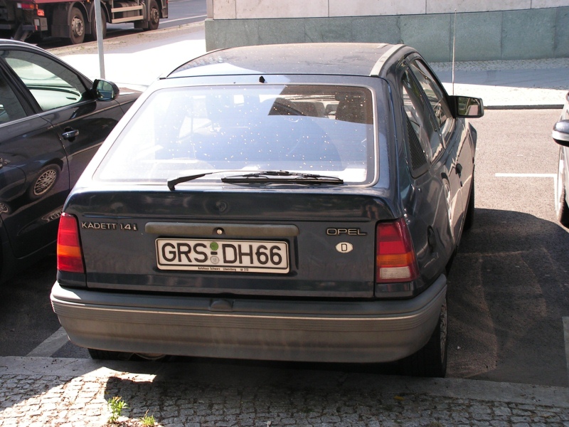 GRS DH 66, Opel Kadett 5th gen 3-door Hatch (E; T85), 1984–1991