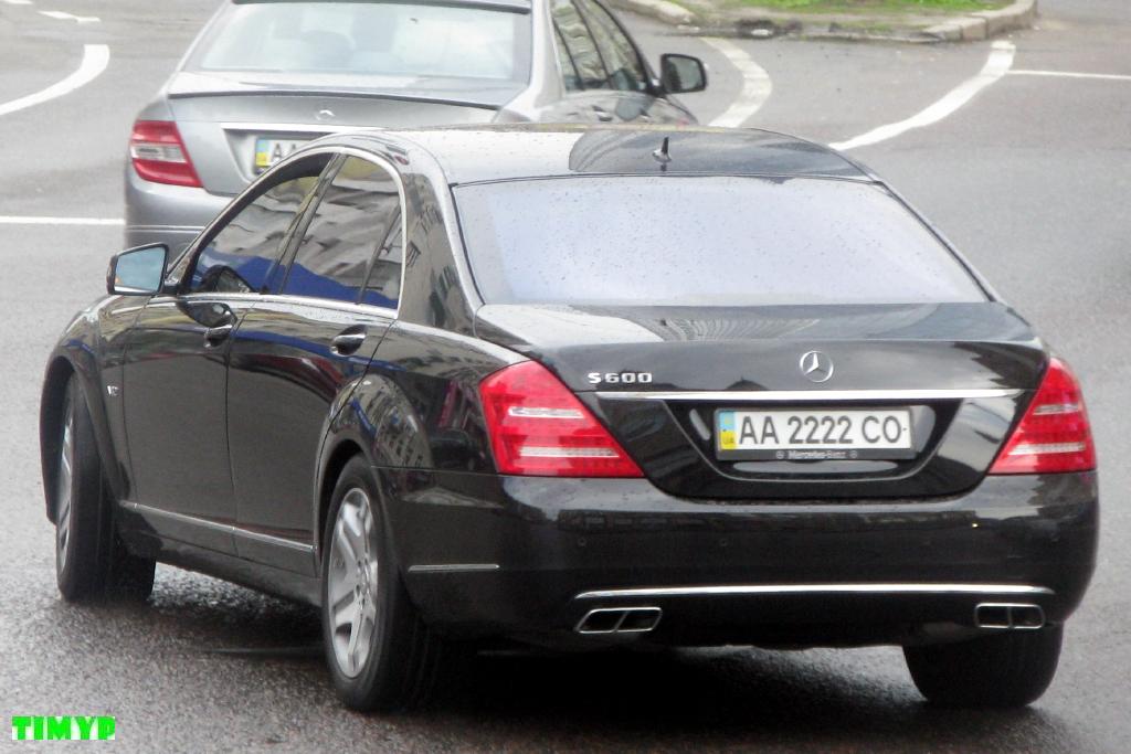 AA 2222 CO, Mercedes-Benz S-Klasse 7th gen (W221/V221), 2005–2013