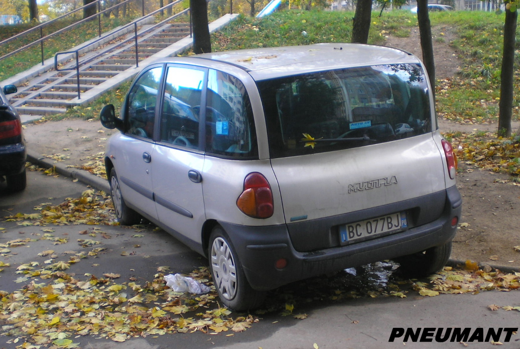 BC 077 BJ, FIAT Multipla 1st gen (186), 1998–2004