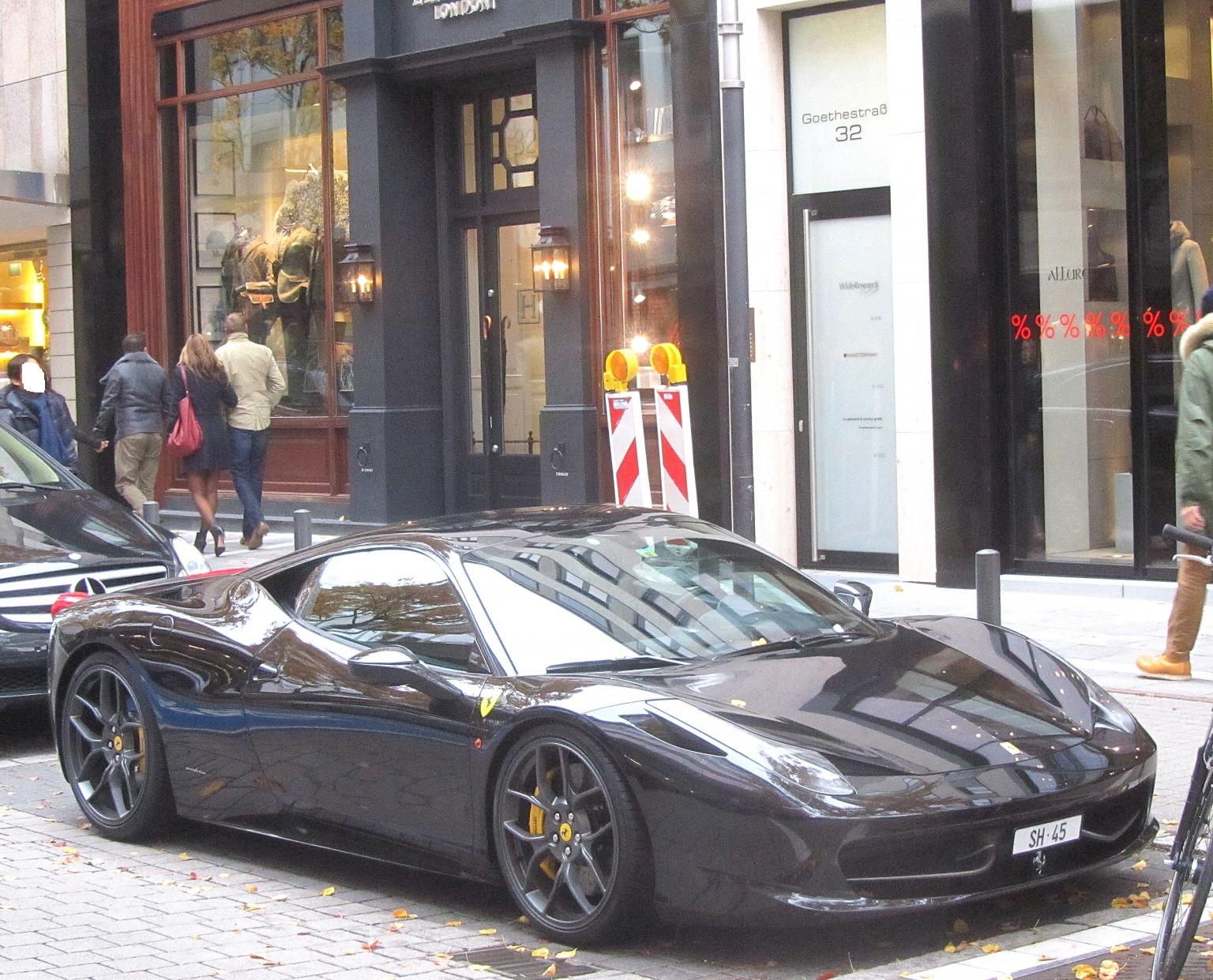 SH 45, Ferrari 458 1st gen Italia (F142), 2009–2015