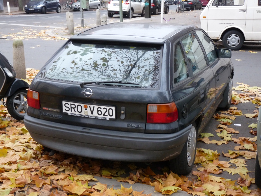 SRO V 620, Opel Astra 1st gen 5-door Hatch (F; T92), 1991–1998 (–2002 for Eastern Europe)